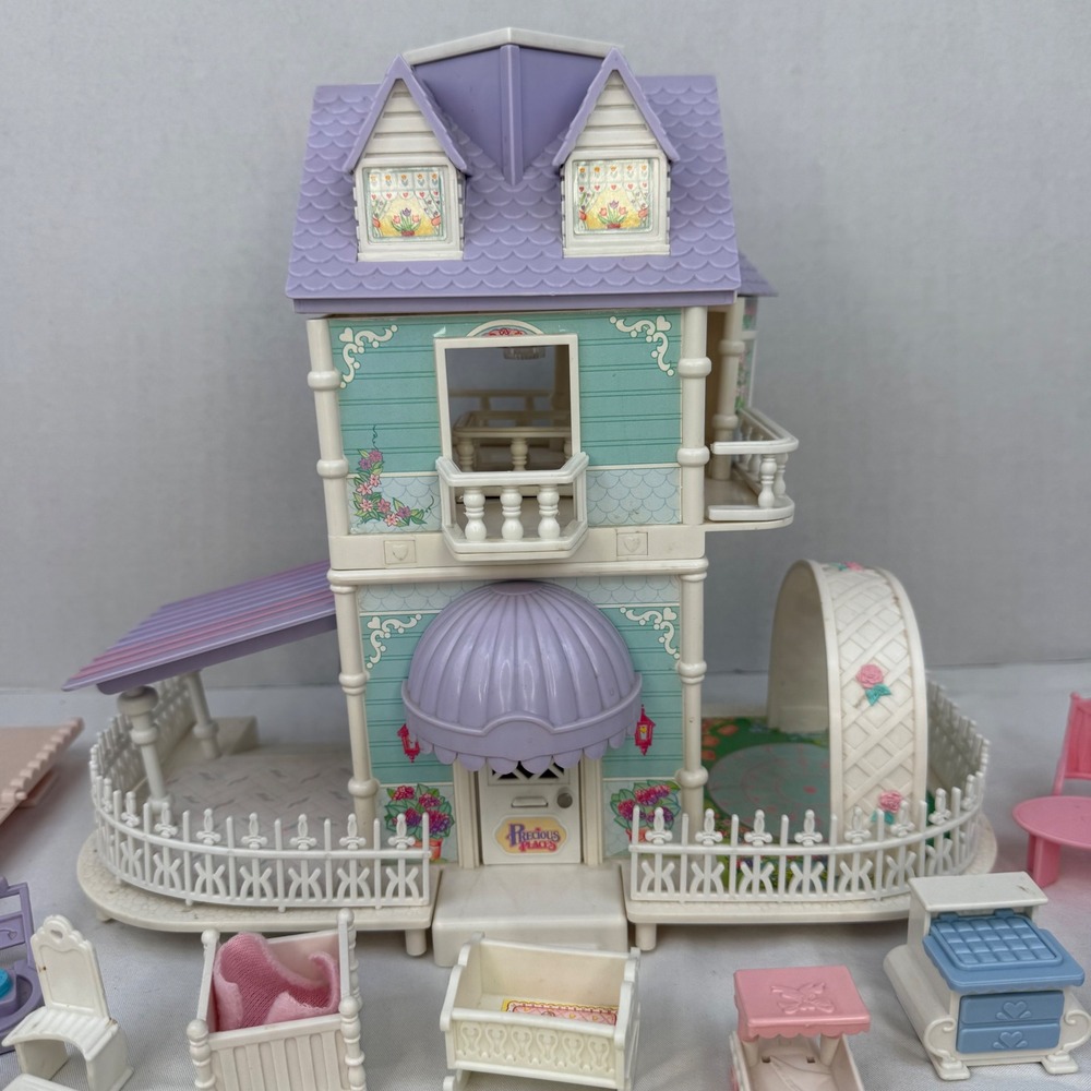 Vintage Fisher-Price Precious Places Baby's Nursery Cottage 5161 Boxed Set 1989 - Picture 2 of 16